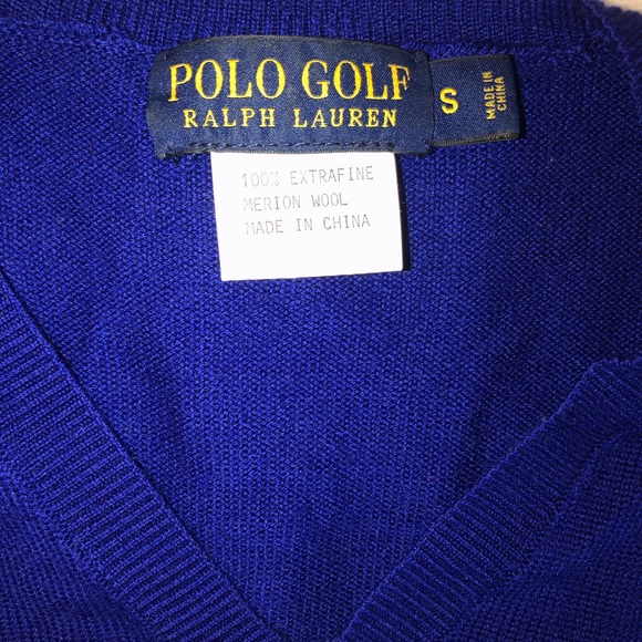 POLO V-NECK SWEATER - Picture 2 of 4